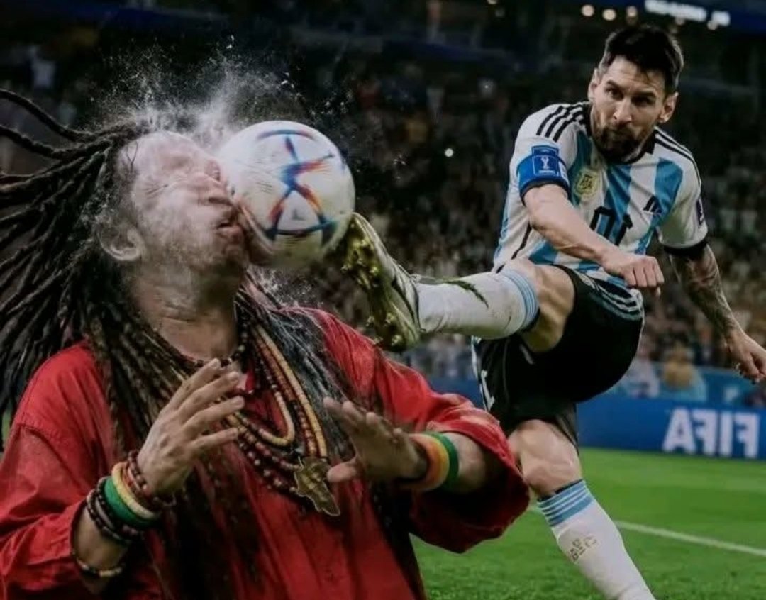 HamunAlii's tweet photo. The God of football cannot be jinxed...
King leo(Goat🐐🚩) https://t.co/5CtRlOYZAY