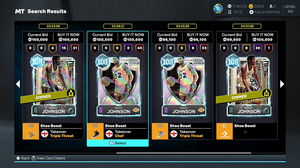 Curr's tweet photo. Best value cards to pick up from the 100 OVR/Invincible market crash, FINAL list of 2k26 before GOAT packs drop in a month's time

PGs
Invincible Amen - 200-250k MT
Invincible SGA - 200-250k MT
Invincible Giddey - 150-200k MT
Invincible Cade - 125-150k MT
Invincible Grant Hill - 120-150k MT
Invincible Book - 115-130k MT
Invincible LaVine - 95-100k MT
100 OVR Magic - 95-100k MT
100 OVR Book - 35-45k MT
100 OVR JRich - 20-25k MT
100 OVR Tre Johnson - 15-20k MT
DM NWA - 5-10k MT

SGs
Invincible MPJ - 250-300k MT
100 OVR KD - 200-250k MT
Invincible Joe Smith - 150-200k MT
Invincible Rudy Gay - 125-175k MT
Invincible Wiggins - 100-130k MT
Invincible Bowen - 80k MT

SFs
Invincible AD - 200-250k MT
Invincible Mirotic - 150-200k MT
Invincible Amare - 120-150k MT
Invincible Reed - 100-115k MT
Invincible Worthy - 90k MT
100 OVR Mobley - 90k MT
100 OVR Jabari - 80k MT/10 100 OVR pieces
100 OVR McHale - 80k MT
100 OVR Pau - 50k MT
100 OVR David West - 15k MT
100 OVR Antoine Walker - 15k MT

PFs
Invincible Gilmore - 200-250k MT
Invincible Oden - 100-110k MT
Invincible Duren - 85k MT
Invincible Kwame - 80k MT/6 Invincible pieces
Invincible Nene - 75-80k MT
100 OVR Parish - 50-60k MT
100 OVR Moritz Wagner - 40k MT
100 OVR Marc - 35-40k MT
100 OVR Drummond - 30k/4 DM pieces

Cs (high budget)
Invincible Yao - 1.2-1.3 mill MT
Invincible Hibbert - 350-400k MT
100 OVR Edey - 300-350k MT
100 OVR Clingan - 85k MT
pls drop a C 2k we're starving...