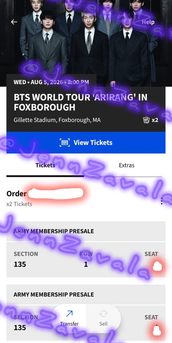JennZavala's tweet photo. [WTS] BTS Arirang Tour
Gillette Stadium - Foxborough, MA
Aug 5 • D1 • Wednesday

Have: x2 front row tickets

FV: $731.40 each + PayPal G&amp;S fee. DM for more proofs.

Reason: Was going both days but now only 1.

@875tickets
@WTS_BTStickets
#875ticketsale
#BTS_ARİRANG https://t.co/aL4ycQWPAS