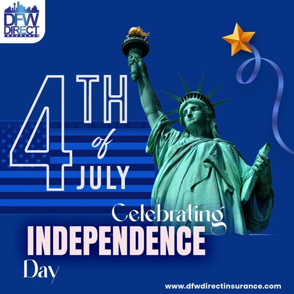 DfwDirect6980's tweet photo. Celebrating 250 years of freedom with protection you can trust. DFW Direct Insurance wishes you a safe and secure Independence Day!

 https://t.co/BBglCoc65k 

#IndependenceDay #250Years #InsuranceProtection #DFWDirectInsurance https://t.co/fxWmEQmmFn