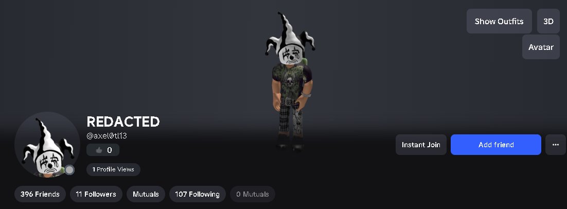 Bloxformation's tweet photo. A Roblox user under the name of "axel0tl13" was found buying children heads with pacifiers on them, even spending upwards of 10,000 robux on some of them.

What the fuck?

@RealSchlep @greenlegocats @Roblox https://t.co/acJ8PN0cgj