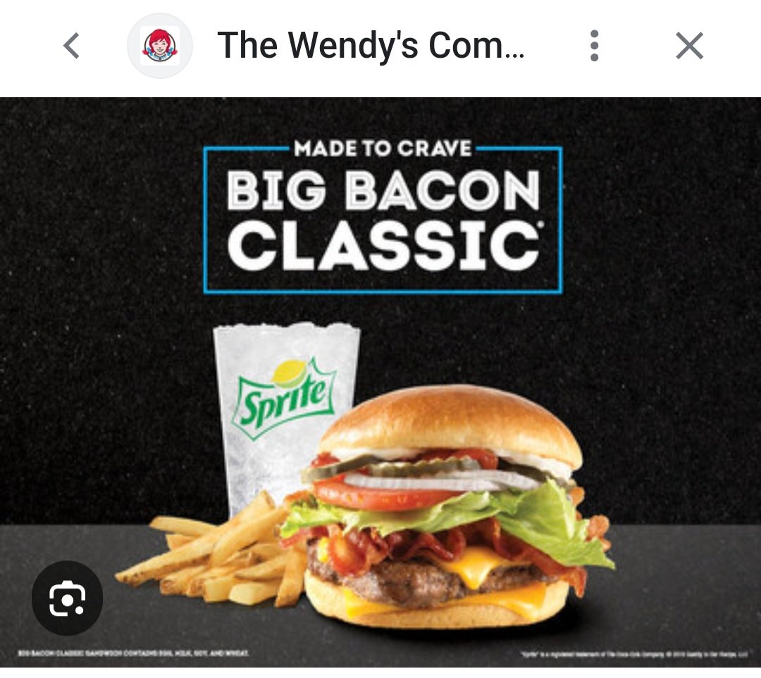 danadaisyreads's tweet photo. Do better @Wendy's I paid way too much for a smashed flat burger that looks nothing like the picture. https://t.co/HOXBpy7uSo