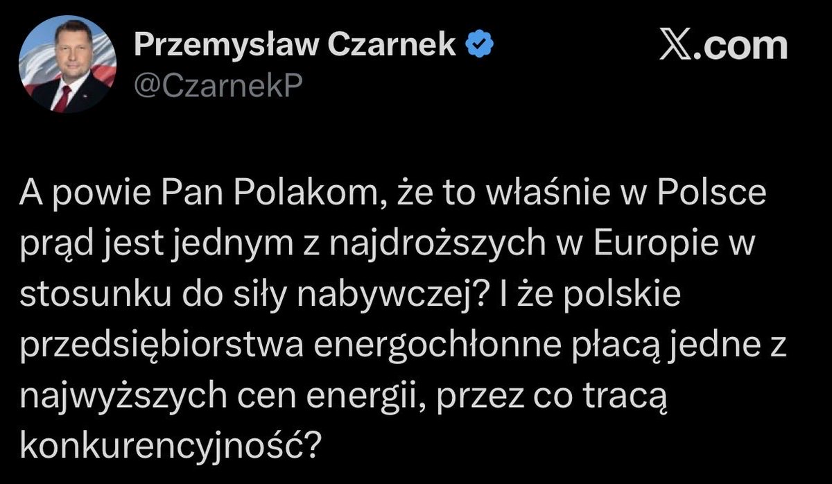 gfkot's tweet photo. A powie Pan Polakom, że to wynik waszych ośmioletnich zaniedbań i roztrwonienia 100 miliardów pochodzących z ETS? https://t.co/Be1hhg2ugW