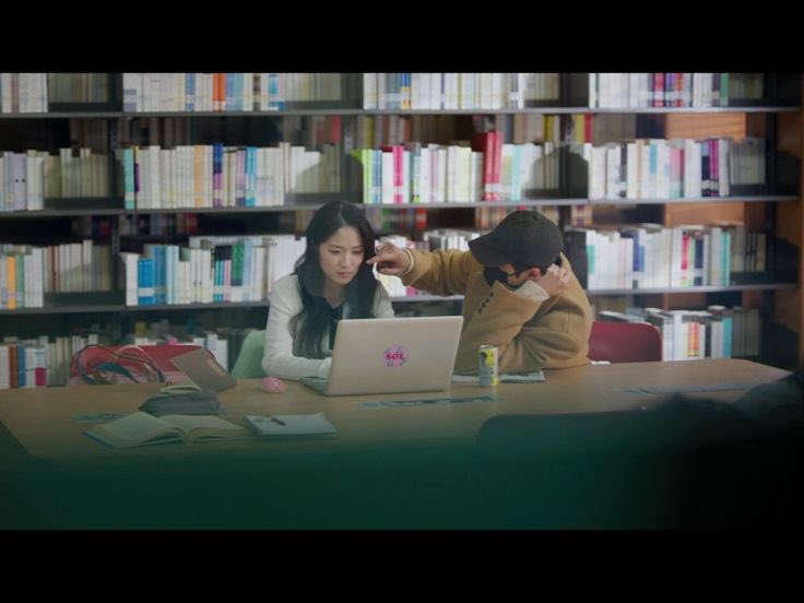 Dulseunghan's tweet photo. Pacaran diem-diem di Perpustakaan ala Ryu Sunjae dan Im Sol🤙 https://t.co/5xVYKgM7Vy