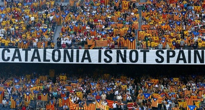ProfTorra's tweet photo. @LeTour Wrong flag.
Catalonia is not Spain. https://t.co/SKos9yeT7O