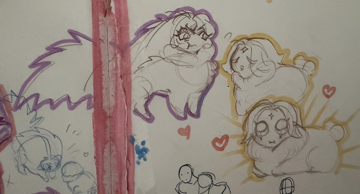 SunnyEclipseV's tweet photo. Some old silly cookie creature sketches cause why not? They’re cute 🥺✨ https://t.co/tArYUA8Foc