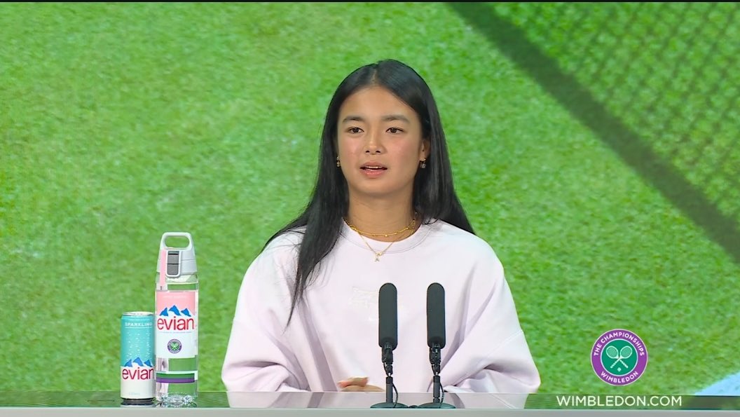TheTennisLetter's tweet photo. Alex Eala on what it means to her to inspire young girls and women in the Philippines, ‘I don’t want them to look at me & say, I want to be the next Alex Eala. I want them to look at me and say, Wow, I want to be the first me’ 🥹

“You have the opportunity to be a role model for women and girls in the Philippines. What could that mean or what does that mean already?”

Alex: “It’s an honor to be able to pave the way for young girls. It would be the honor of my life to be able to inspire others. Inspiration is such a beautiful thing. But then again, I want to remind anybody that you can take inspiration from anywhere you want. Anywhere, anyone. If you want to be inspired and if you’re inspired by it, it will just come to you. I try to be as authentic as I can. I believe in being genuine and I believe in my values. This platform I have has really allowed me to self reflect. It allows me to become the best version of myself. Because I know a lot of people look up to me. But then again I think the main message here is that I don’t want them to look at me and say ‘I want to be the next Alex Eala.’ I want them to look at me and say ‘Wow. I want to be the first me. I want to make my own path.’”

🇵🇭🥹