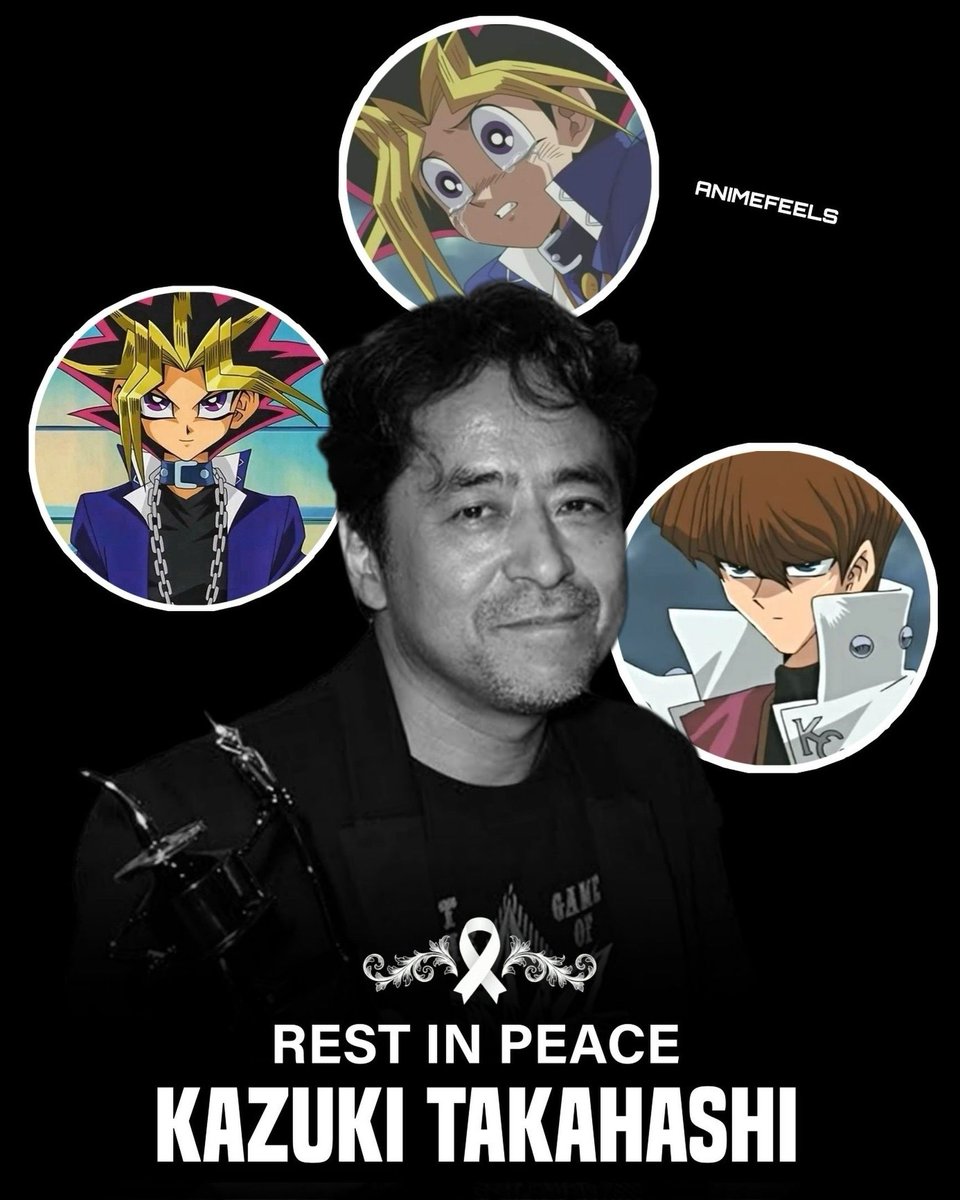 animeposts's tweet photo. Yu-Gi-Oh! creator Kazuki Takahashi passed away 4 years ago today at the age of 60 after losing his life while attempting to help rescue others from dangerous waters.

Rest in Peace, Kazuki Takahashi 🕊️ https://t.co/zA4Ywt2KMP