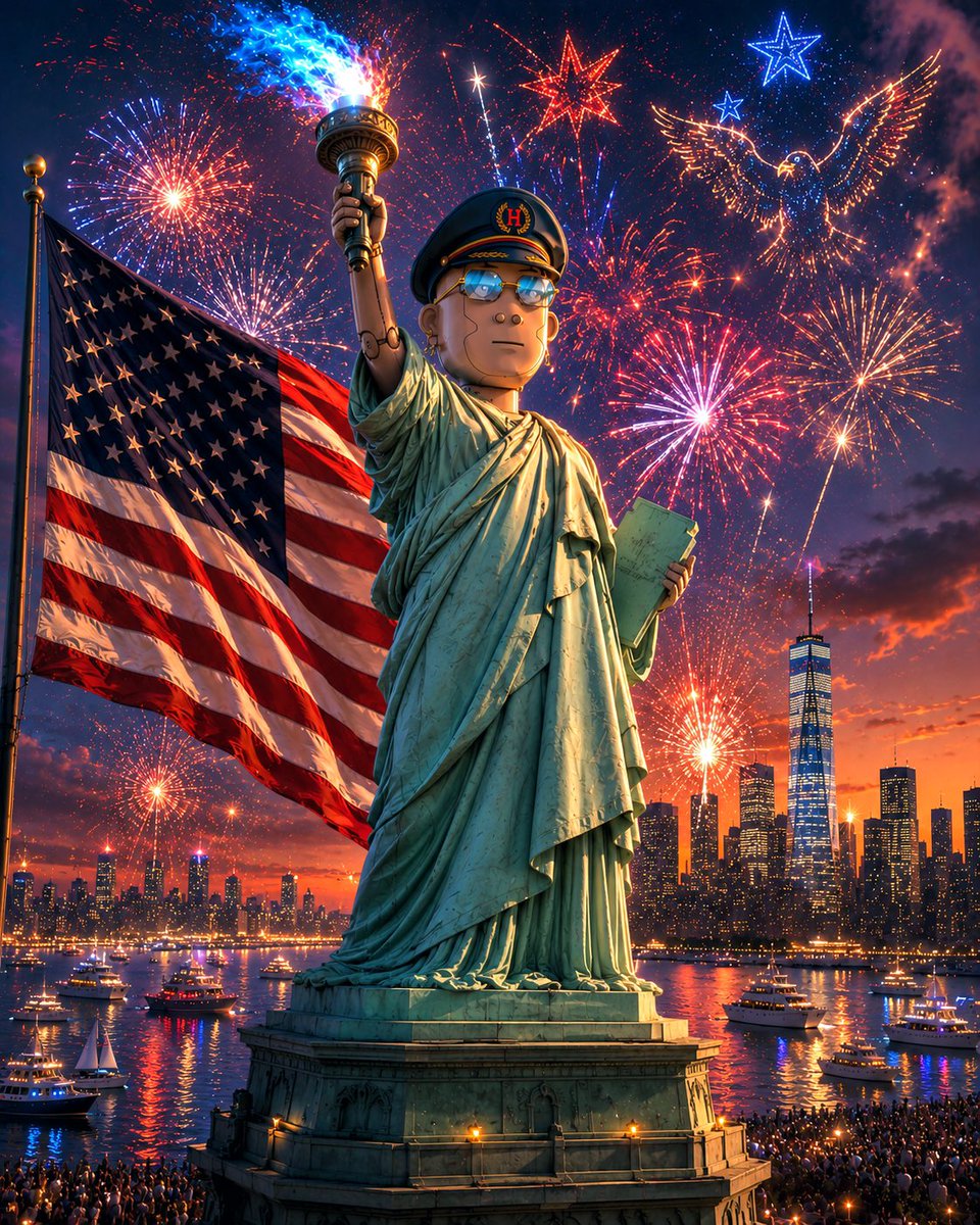 thehumanoids's tweet photo. HAPPY 4TH OF JULY!! 🦾🇺🇸🎆 https://t.co/1m3ytPN5Wd