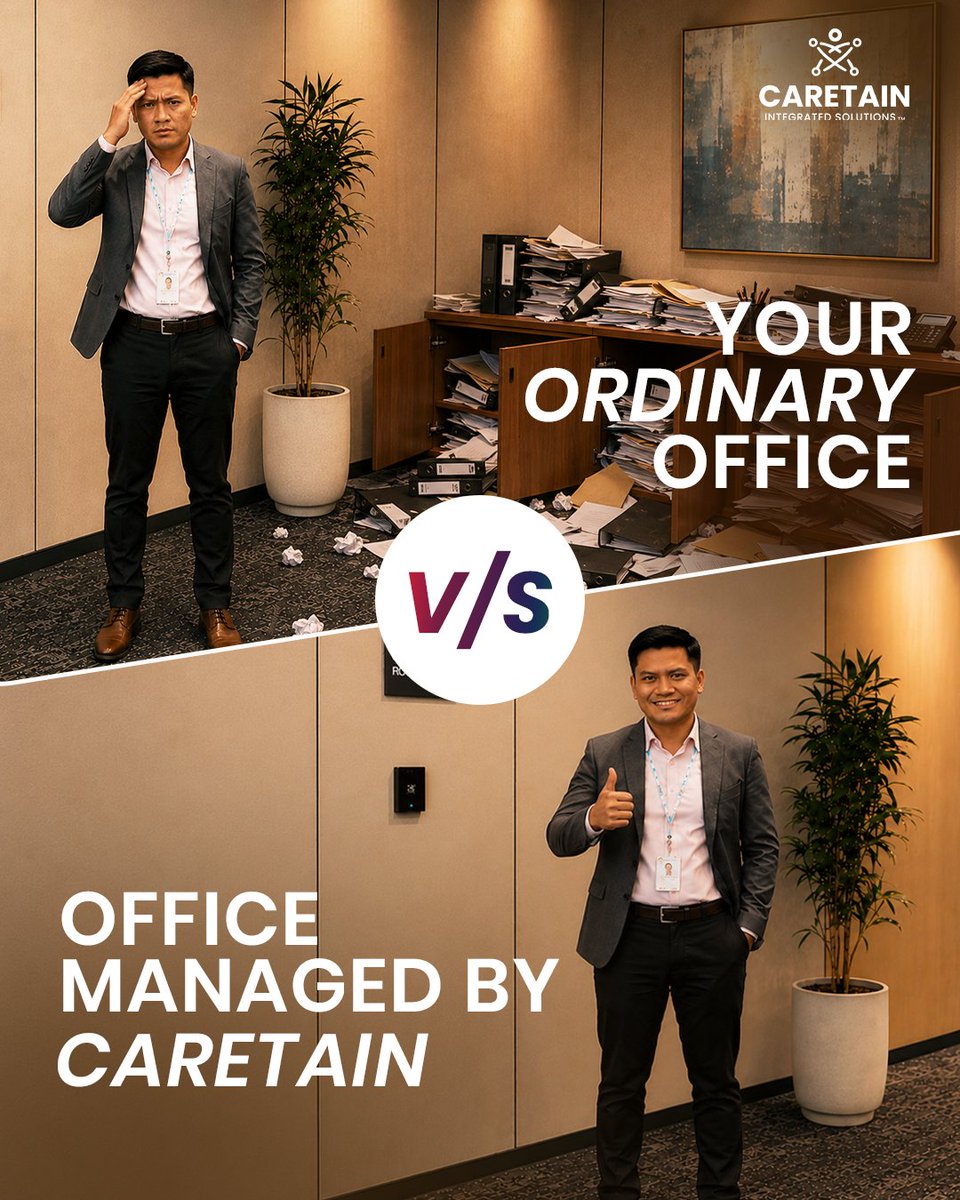 CaretainInte's tweet photo. Why react later to office problems when you can stay prepared with Caretain Integrated Solutions.

#Caretain #CaretainIntegratedSolutions #FacilityManagement

[Caretain, Caretain Integrated Solutions, Workplace Operations, Cleaning Services, Pantry Management, Security Services] https://t.co/ZKHumKQqE0