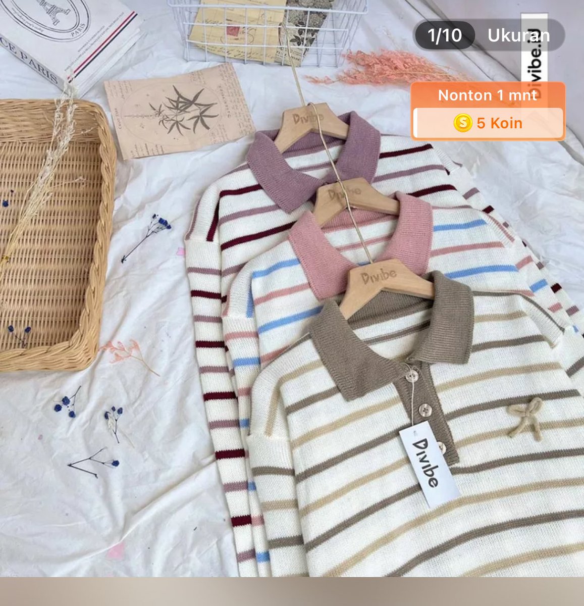 bismillahwml_'s tweet photo. Nemuu stripe korean lookk gemesss polll 🤏harga under 100k ann 😍
Heree we goo kepoin ayokk 🔥 https://t.co/0E8lQDsaMB