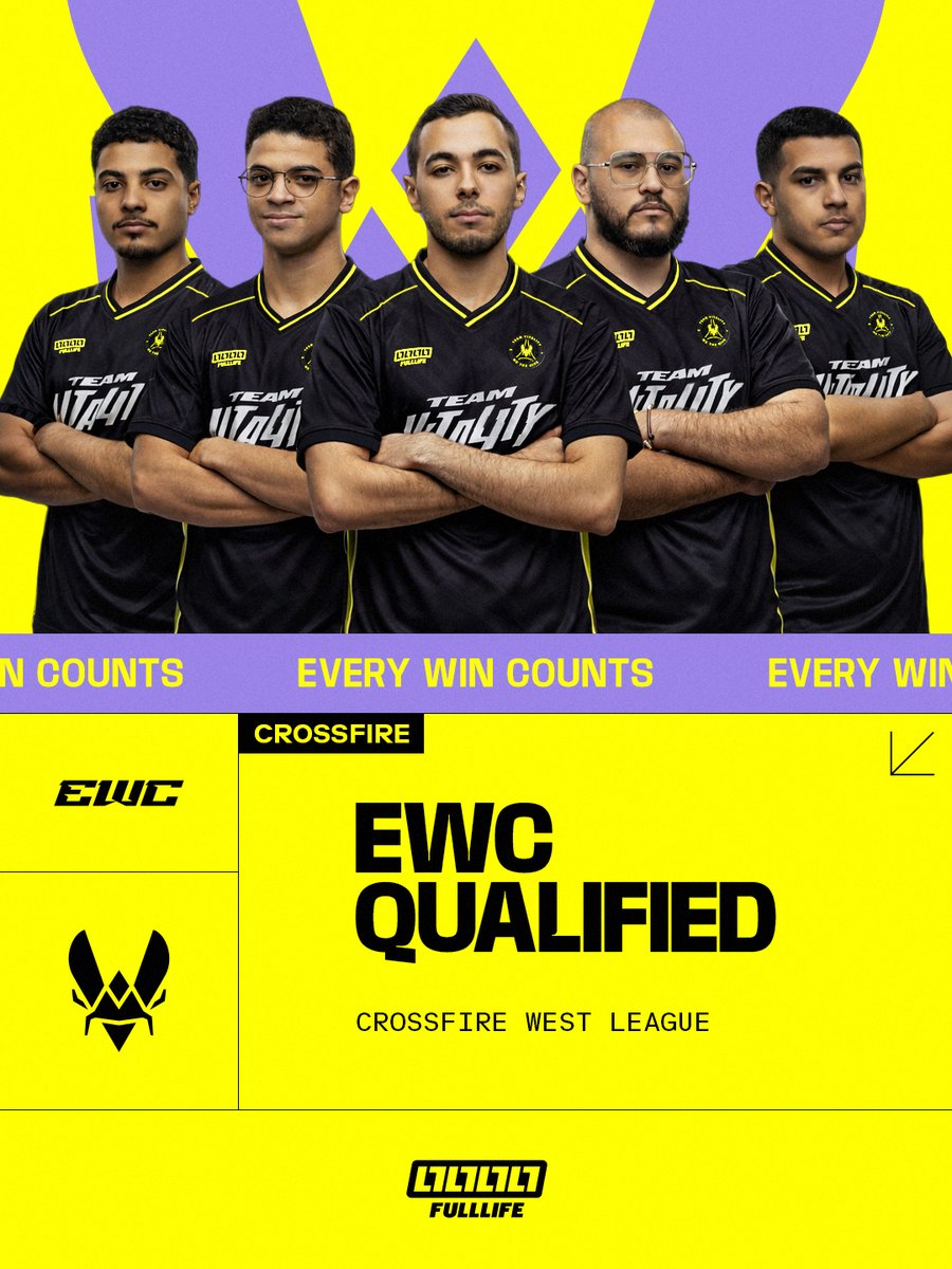 TeamVitality's tweet photo. THE FINAL PIECE OF THE PUZZLE 🧩

Our CrossFire team is heading to Paris #EWC26 https://t.co/iDFn2BSrfL