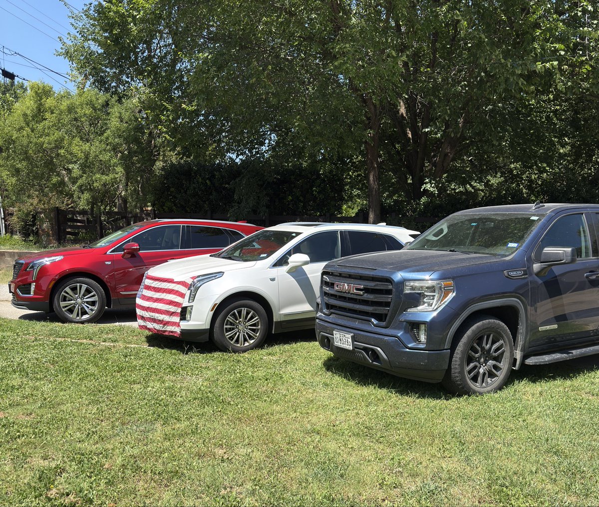 metalroofdude's tweet photo. Happy Independence Day! We could be a GMC commercial  #Cadillac #gmc https://t.co/C4pv9qor6A