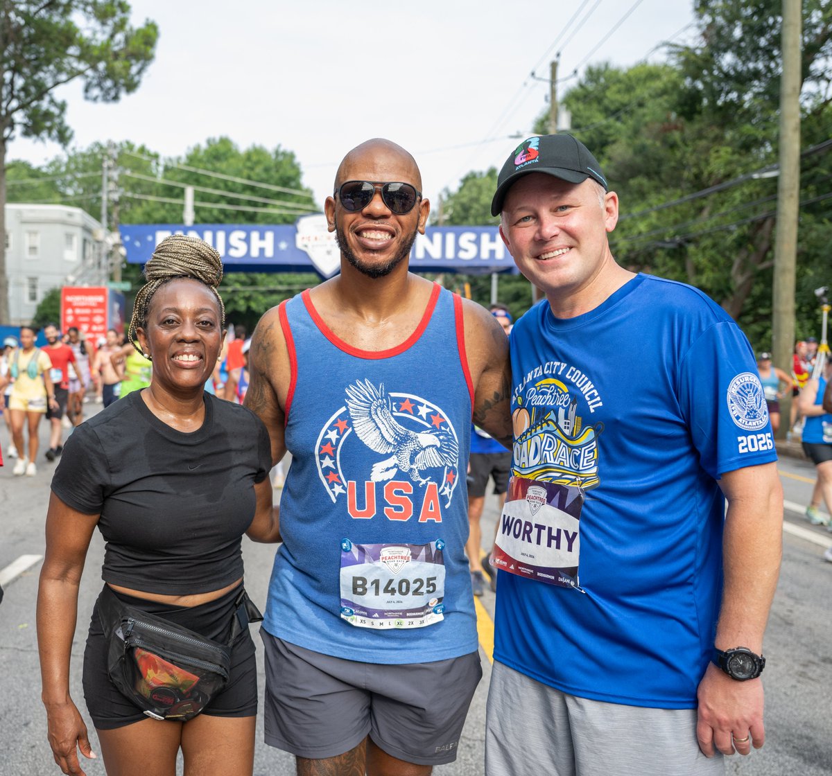 atlcouncil's tweet photo. Celebrating Independence Day and our nation’s 250th birthday the Atlanta way! 🇺🇸
Atlanta City Council joined the phenomenal energy of the 2026 Northside Hospital Peachtree Road Race as tens of thousands filled the streets to celebrate the U.S.A. in the race’s 57th year. #PeachtreeRoadRace