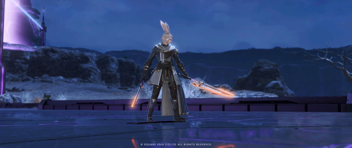 Levi_ff14's tweet photo. 最近ずっと呻いてるやつのSS撮ってきた　ソ9住人パロ駆除人フィルさんと配達人レーヴ https://t.co/LWyxJ6XoBX