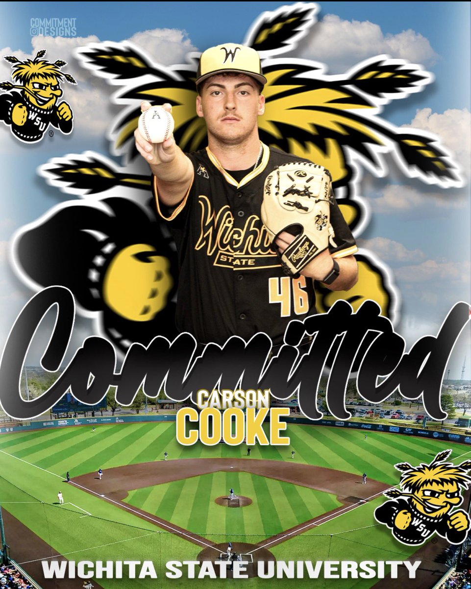 CarsonCookeUS's tweet photo. Committed 🖤💛 #Goshockers https://t.co/uzxeyKvSsO