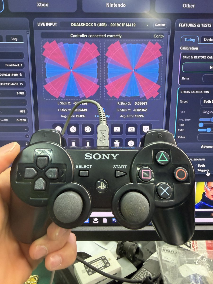 Modyfikator89's tweet photo. None of this would be possible today without the incredible work of Lewy20041 ,me and team @driftguardapp ! 
Some News DS3 by cable can active internal 125Hz Polling Rate when in 2006 standard was 60hz 👍
#PlayStation #DualShock3 #ControllerDrift #TMR #Hardware https://t.co/NTrZBEDo6s