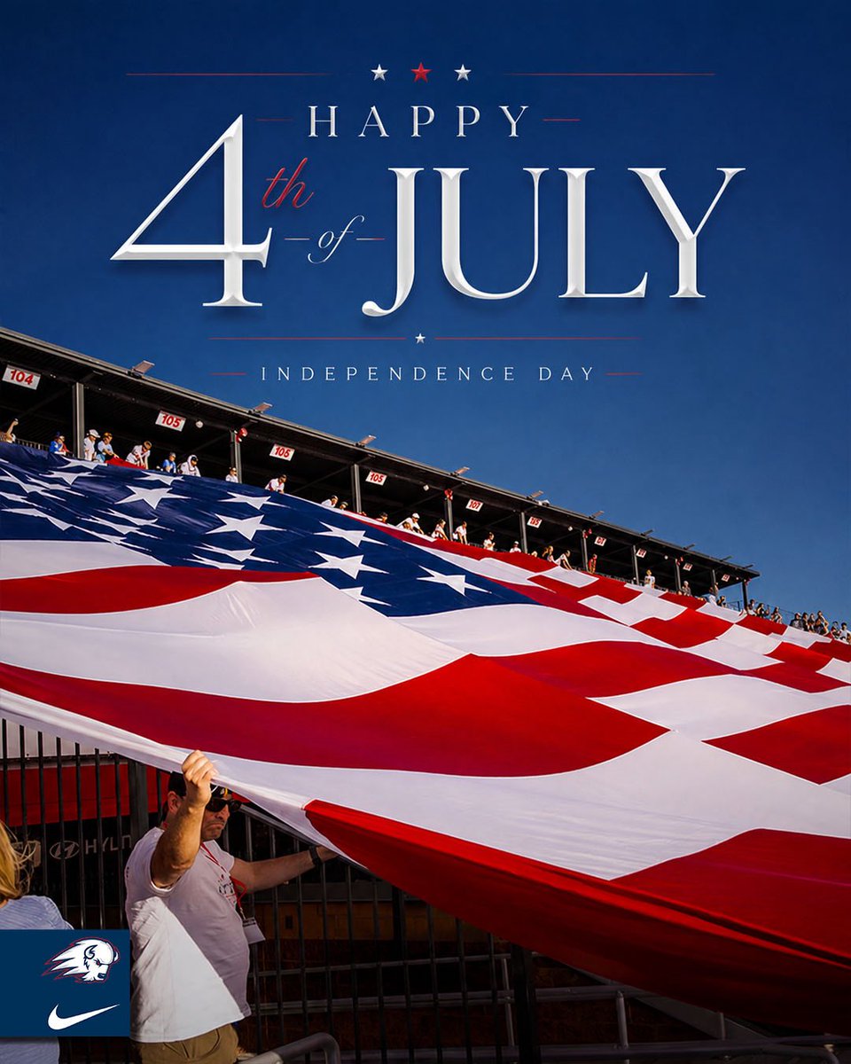 UtahTech_Sports's tweet photo. Happy 250 years of the red, white, and blue🇺🇸🦬

#UtahTechBlazers https://t.co/mL3Y77Msd1