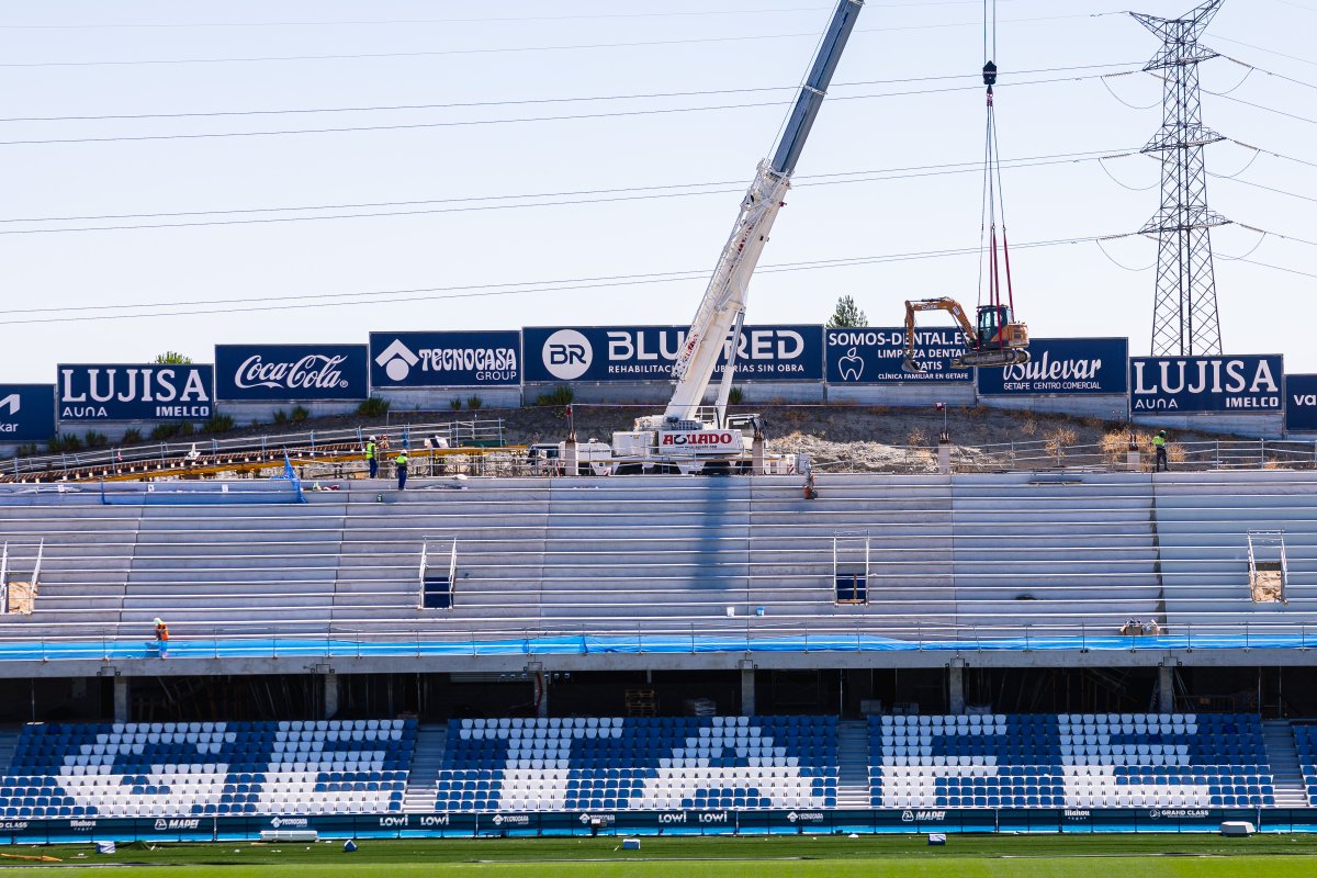 GetafeCF's tweet photo. 🥹 Donde la nostalgia se encuentra con el futuro 🏗️ https://t.co/jRHObHPMP6