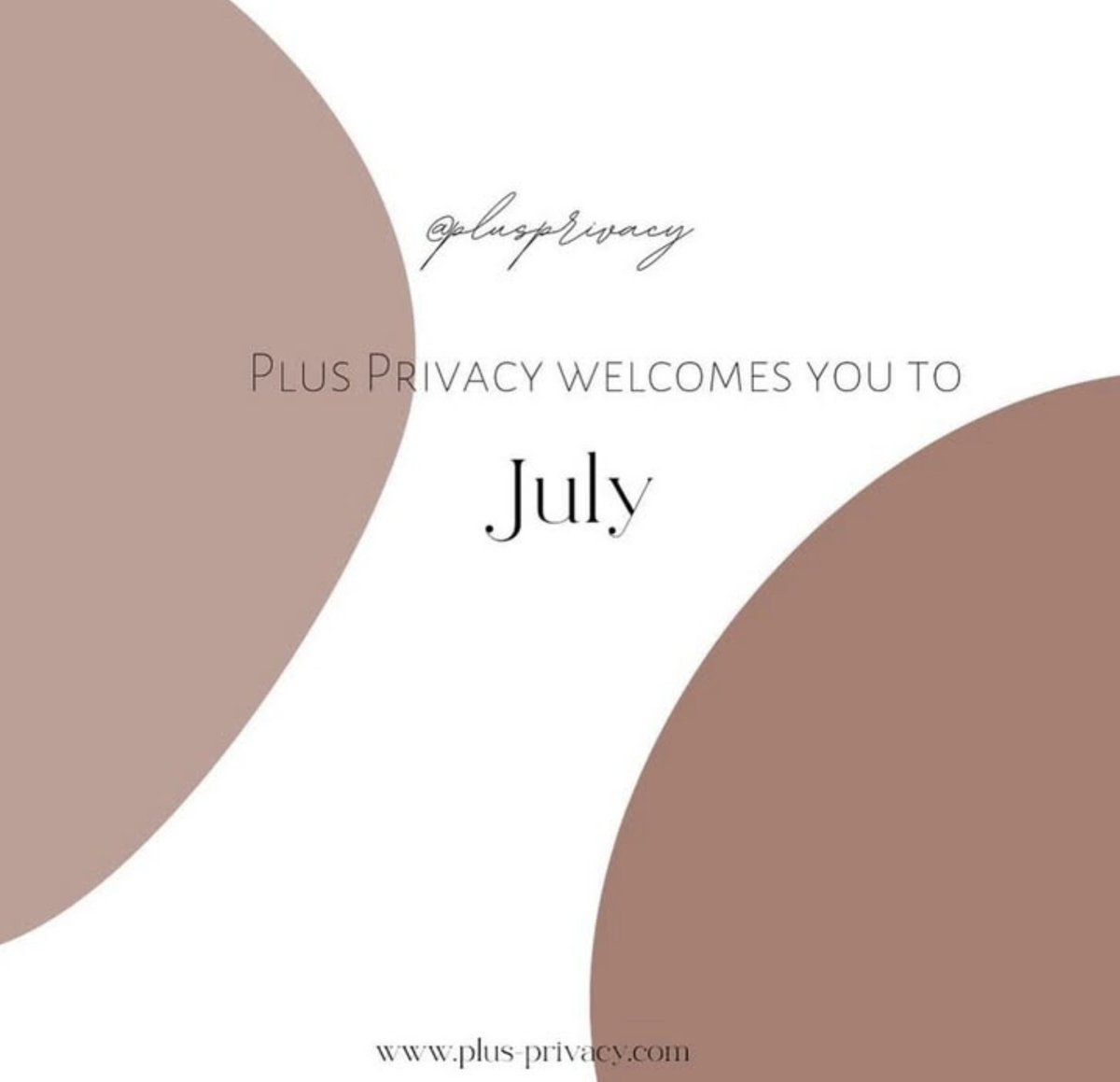 plus_privacy's tweet photo. Welcome July!
#july #plusprivacy #gdprcompliance #complianceofficer#privacidadededados #privacidade #direitoàprivacidade https://t.co/ERac8QT9j7