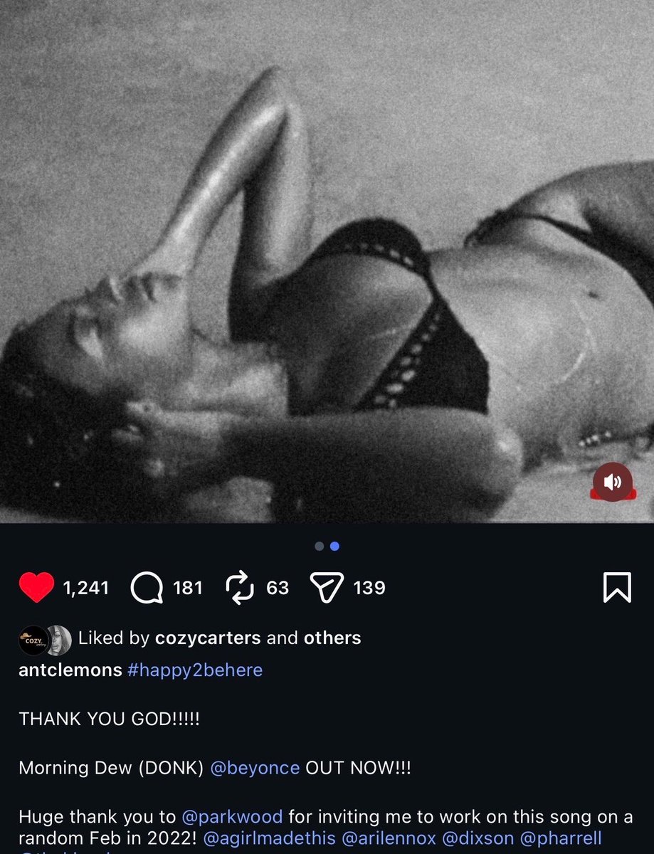 beyhivecombr's tweet photo. Ant Clemons revelou que foi convidado pela Parkwood para trabalhar na nova versão de “DONK” em FEVEREIRO DE 2022! 🤯 https://t.co/STubq2jDwx