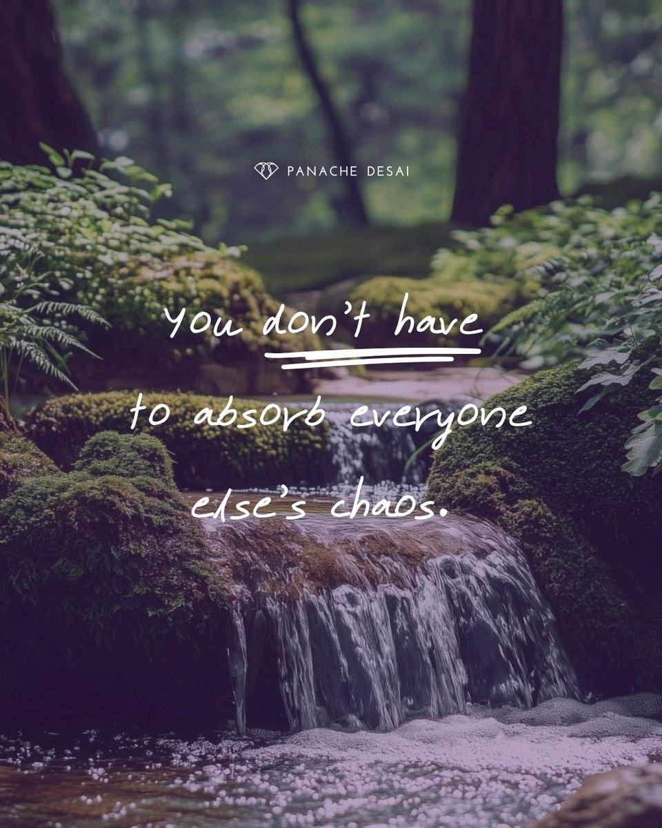 PanacheDesai's tweet photo. Other people's emergencies and dramas don't have to become your internal reality. You're allowed to remain undisturbed. https://t.co/QZZgp2lMbt