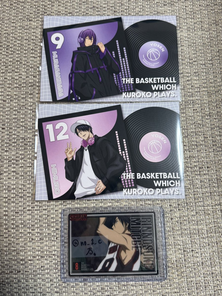 no_2_c's tweet photo. 【交換/譲渡】黒子のバスケ POP UP SHOP in TOWER RECORDS 黒バス タワーレコード タワレコ 特典 ポストカード ヘッドフォン ver.

譲→紫原/氷室

求→火神1>青峰1or1枚300+送料

大阪手渡しor郵送。

検索からでもお気軽によろしくお願いします。 https://t.co/5oE2LynvwJ