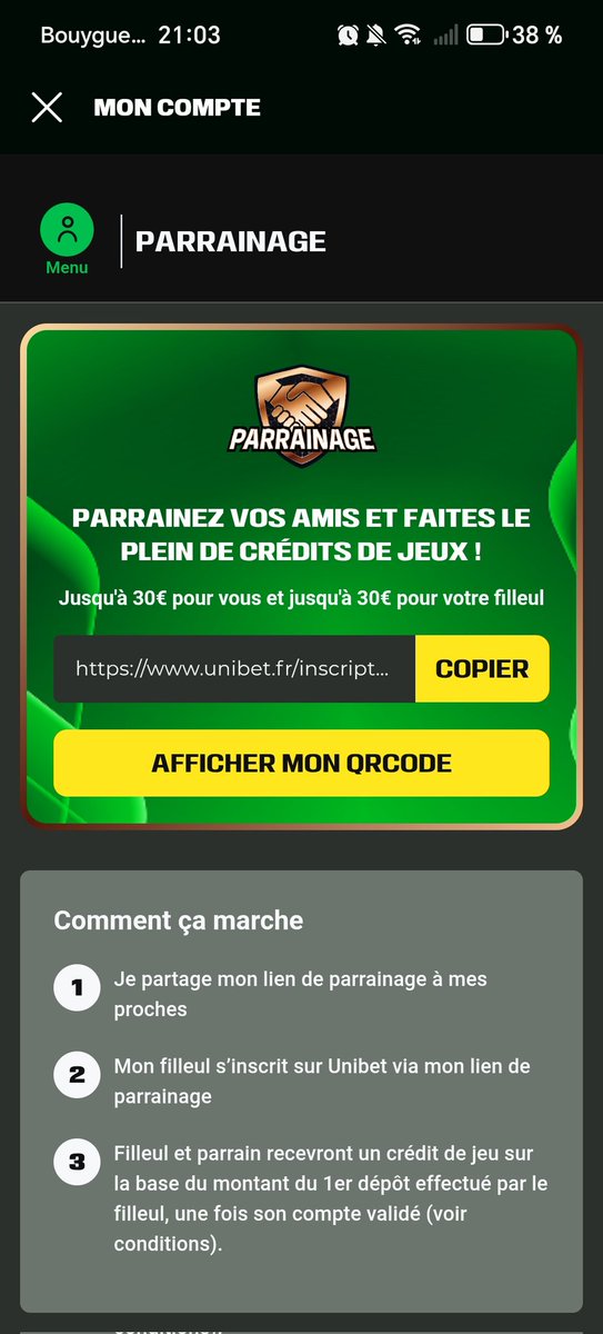 melfouconnier's tweet photo. Parrainage Unibet 
https://t.co/F5cdZElcbJ https://t.co/XclAyvKE43