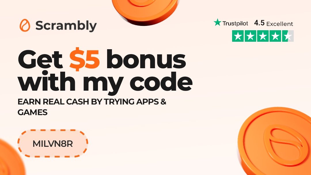 Pauljr1986's tweet photo. Join me on Scrambly and get a 5,000 coins bonus! Use my code MILVN8R or this link: https://t.co/ZWnIOHQpg1 https://t.co/559v1npRDy
