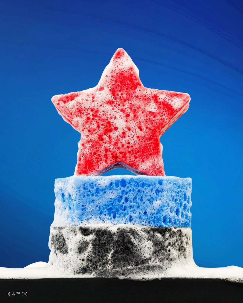 SpongelleLLC's tweet photo. Star-spangled suds. ⭐🇺🇸

Celebrate the Fourth of July with a shower routine worthy of a superhero. Whether you're channeling the courage of Wonder Woman™, the strength of Superman™, or the mystery of Batman™, our DC Superhero Body Buffers turn an everyday shower into an epic self-care ritual.

❤️ Wonder Woman™ / Lavender — Fresh Ozone, Lavender, Driftwood
💙 Superman™ / Citrus — Sparkling Lemon, Myrrh, Black Rose
🖤 Batman™ / Grape — Wild Grapes, Crushed Pepper, Amberwood

Which hero are you bringing into the shower this Independence Day?

All characters and elements © & ™ DC.

#Spongelle #DC #DCSuperhero #FourthOfJuly #SelfCare