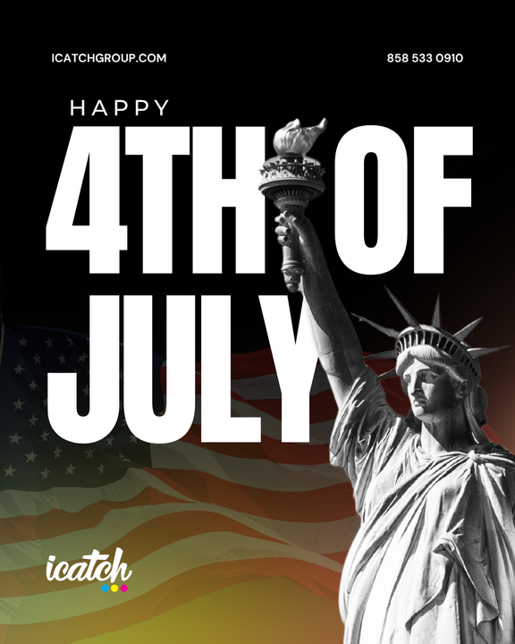 iCatchMarketing's tweet photo. Happy 4th of July from iCatch Marketing! 🇺🇸

Today we celebrate the spirit of freedom that inspires businesses and communities across America. Wishing everyone a safe and memorable Independence Day.

Here's to building bold brands and an even brighter future together. ❤️🤍💙 https://t.co/S48K5hvoYQ