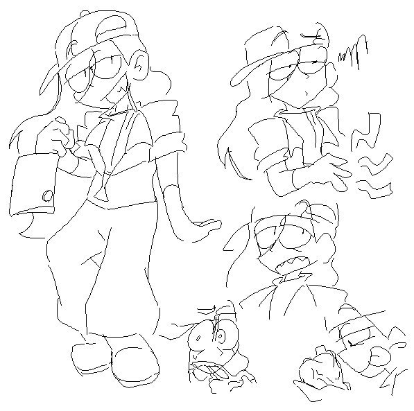 Yurite51's tweet photo. Cartoony YiXi https://t.co/5CTrCqZGcG