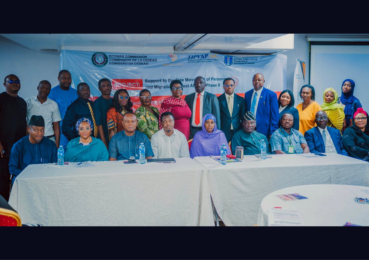 _HauwaAbubakar's tweet photo. Trafficking in persons and violence against persons strip individuals of their dignity, safety and opportunities for a better future.

Nigeria’s National Strategy on Trafficking in Persons and Violence Against Persons (TIPVAP 2025–2027) represents our collective commitment to changing this reality through a coordinated, survivor centred approach built on five key pillars: Policy, Prevention, Protection, Prosecution and Partnerships.

As Chairperson of the Anti Trafficking Taskforce of our dear state, I remain committed to advancing this agenda for every survivor, every vulnerable child and adult, and every community we serve.

Together, we can build safer communities and a future where every person is protected, valued and free from exploitation. 

Hauwa Abubakar, Esq
Honourable Attorney-General & Commissioner for Justice, Borno State.