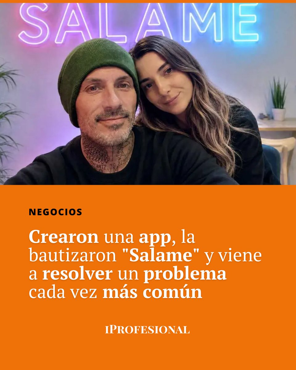 iProfesional's tweet photo. 📲 Con una inversión inicial de u$s400.000, dos emprendedores argentinos lanzaron Salame, una app que busca hacer más seguras las compras y ventas entre particulares.

🔗 Leé más 👉 https://t.co/wcC5nmaOUl

#Startups https://t.co/wBt7mQHKMq