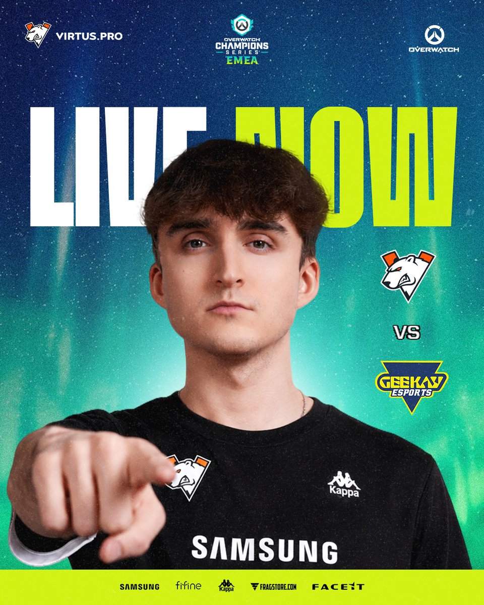 virtusproOW's tweet photo. Throwing in everything we've got!

Our OWCS Stage 2 EMEA Upper Bracket Final vs @geekay_esports is live NOW!

#GOGOVP | #OWCS https://t.co/OXM7KE6GUU