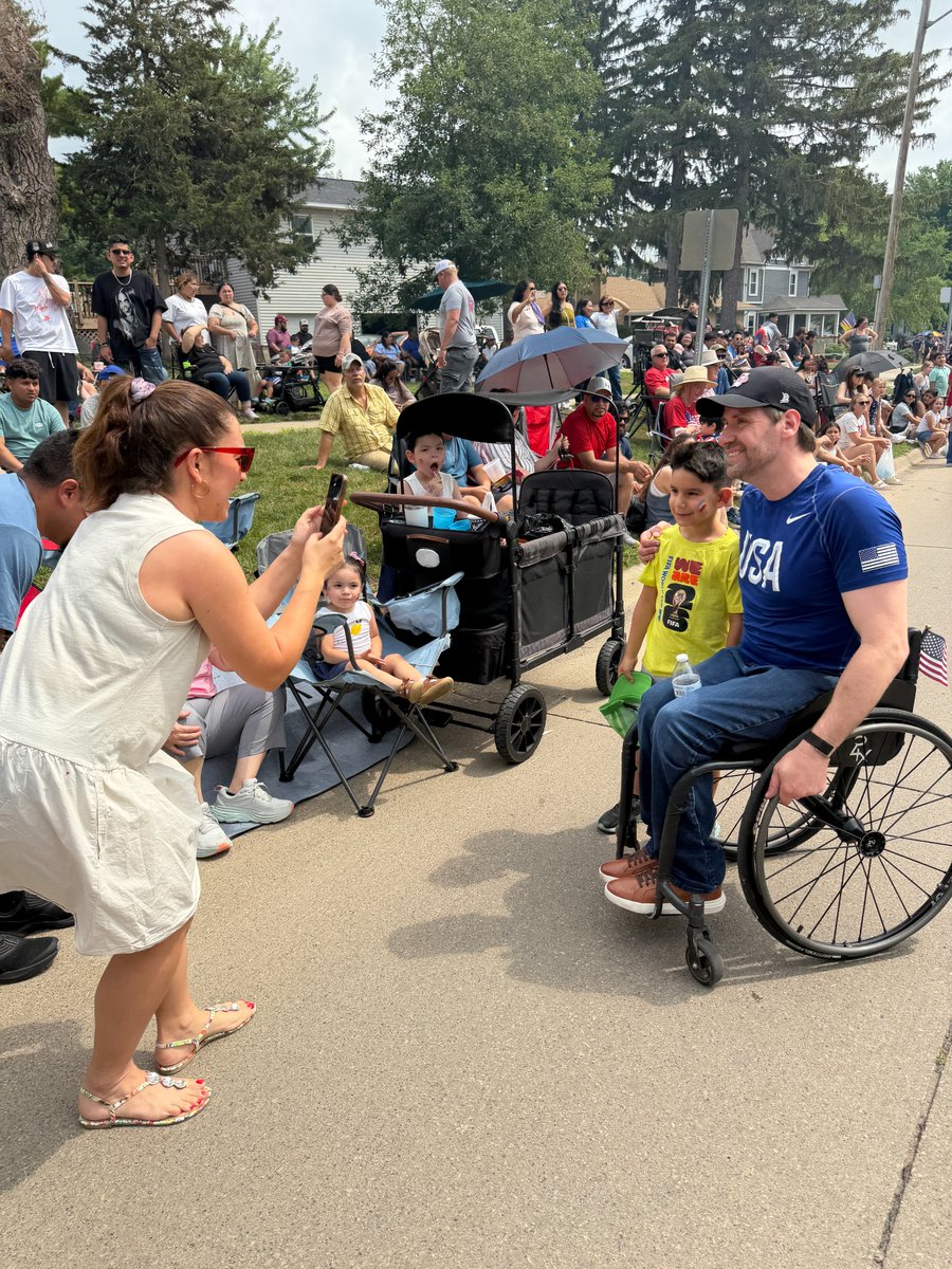 turek4iowa's tweet photo. Had a great time celebrating America’s 250th at the Star Spangled Spectacular parade in Storm Lake 🇺🇸 https://t.co/mCApSXmsL9