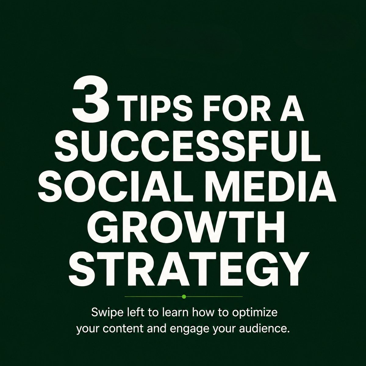 Sijan_82's tweet photo. Want to scale your brand’s organic growth? 🚀

Here are 3 keys to a successful social media strategy:

1️⃣ Don’t post &amp; ghost—engage!
2️⃣ Optimize content for each specific platform.
3️⃣ Plan &amp; schedule using a content calendar. https://t.co/Dxmkz2uIA4