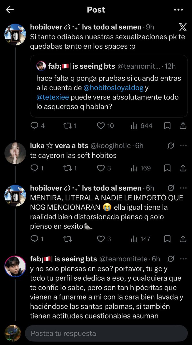 Devlin_ex's tweet photo. @Rianluc_ 1.Admiten que son la misma mierda
2. Al parecer eran amiguitas todas, si tanto la odiaban porque la tuvieron tanto a su lado? Incluso unas se conocían en persona
3.Porqué en muchas de sus capturas borran sus propios mensajes? Es innecesario, pero muchos ya notaron que son iguales https://t.co/KfahO3QiwH