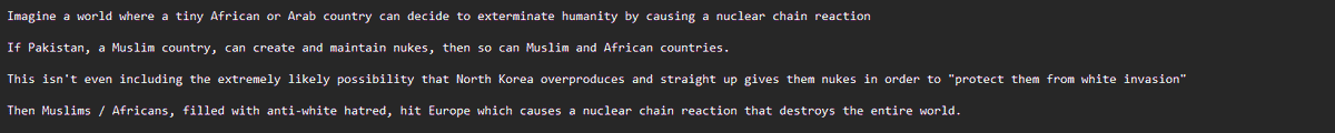 BulletAntimony's tweet photo. @PeterWang873584 Ask yourself why the USSR couldn't use nukes against Afghanistan. Killing 50 million Iranian civilians means that every single brown country radicalizes, disabling imperialism forever. This wins the battle, loses the war for them. https://t.co/Wr6o1Le9c5