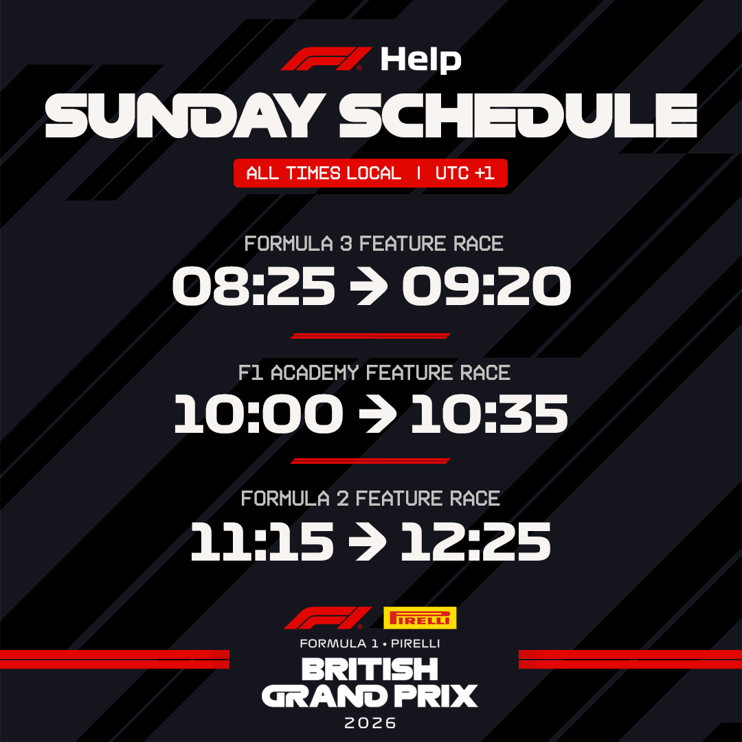 F1Help's tweet photo. 🤩It's race day here in Silverstone for the British GP!

Watch all the action today on #F1 TV📺👇
https://t.co/yQJZrzeVhT https://t.co/eVnz7koNln