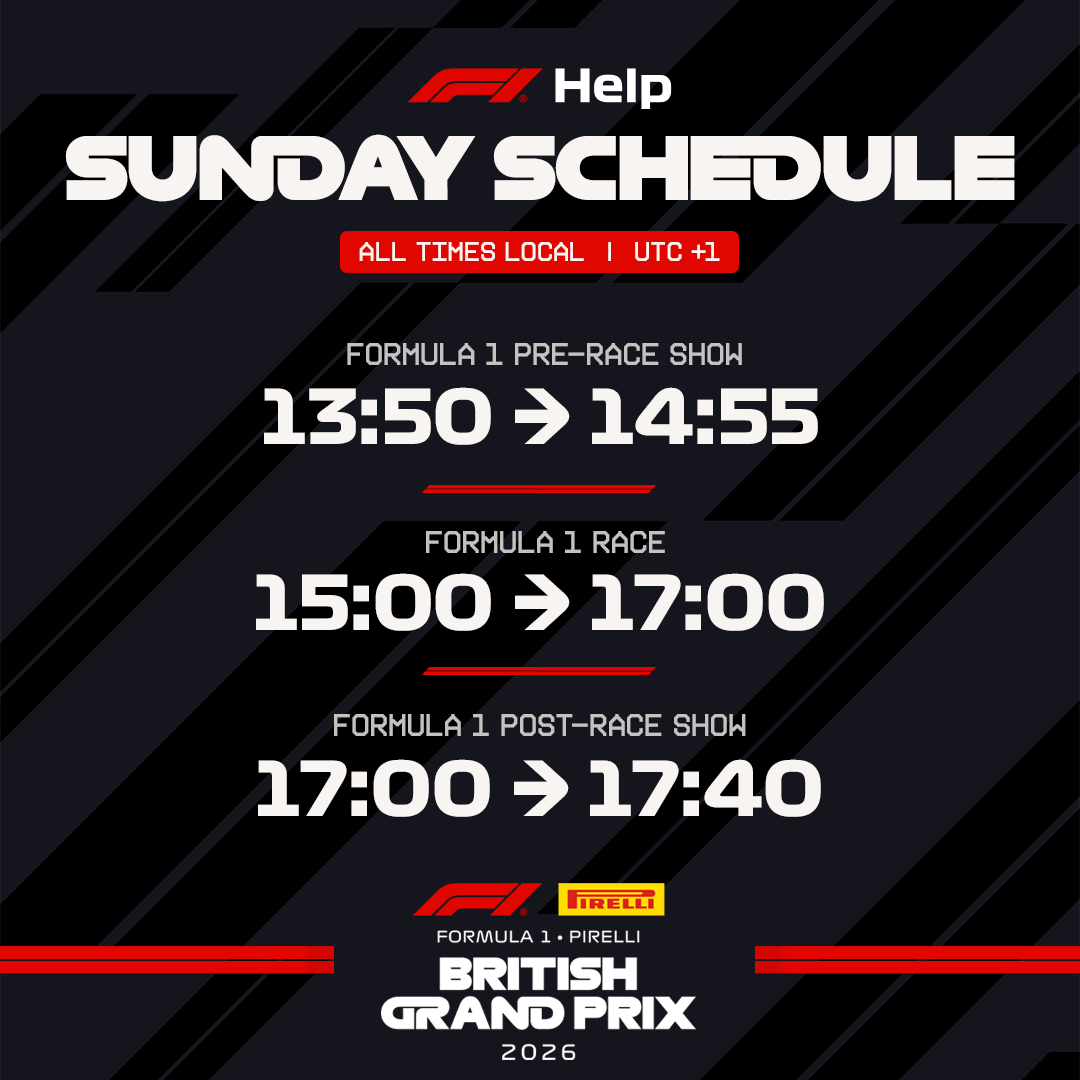 F1Help's tweet photo. 🤩It's race day here in Silverstone for the British GP!

Watch all the action today on #F1 TV📺👇
https://t.co/yQJZrzeVhT https://t.co/eVnz7koNln