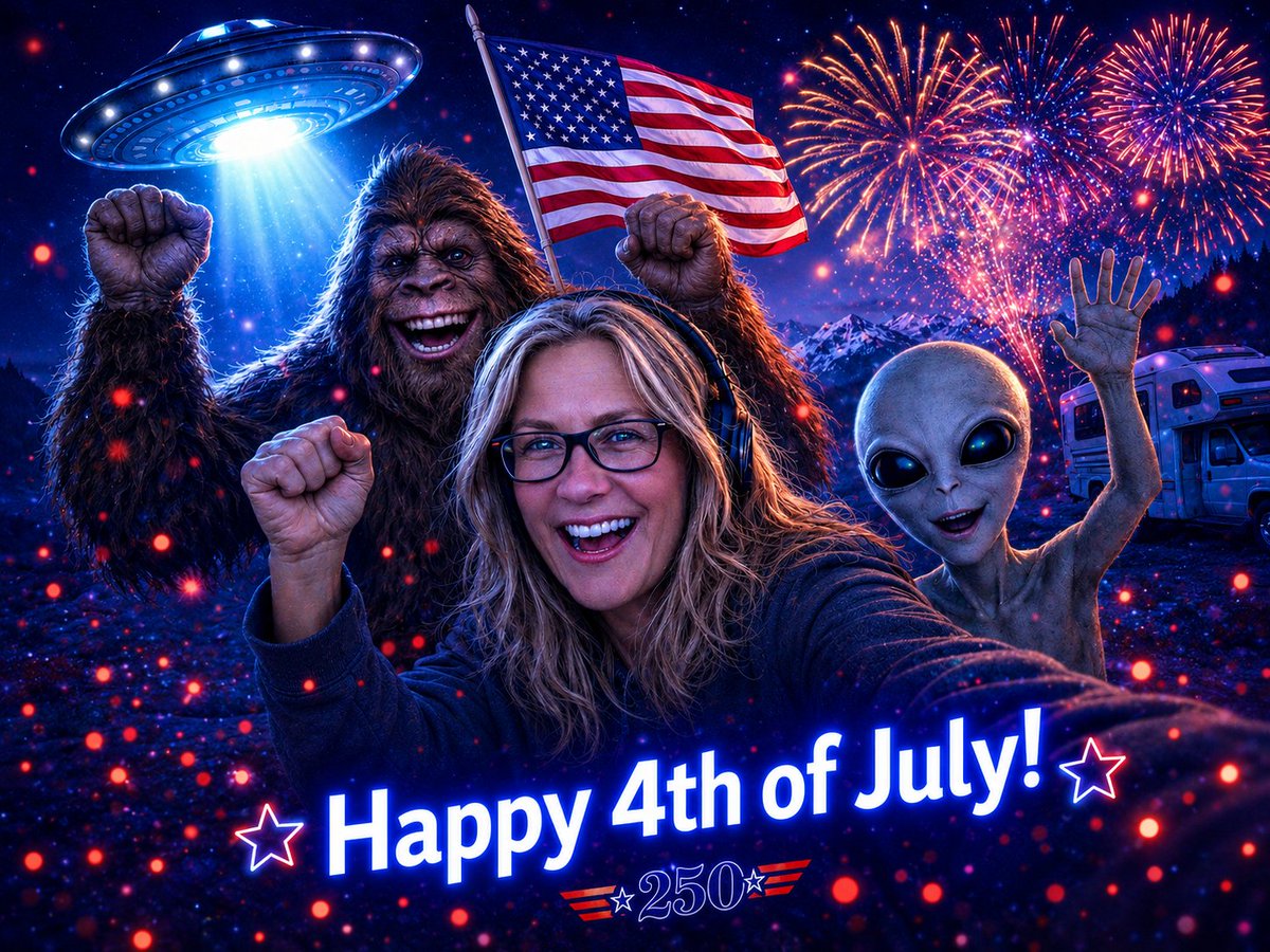 conniewillisx's tweet photo. Happy 4th of July America!
Happy Birthday Mom!
USA! USA! USA!
~ @conniewillisx of @coasttocoastam https://t.co/7BuEkBdIL8