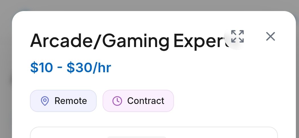 OlatunjiAyokan2's tweet photo. If you're a serious gamer, don't scroll past this.

A company is hiring Arcade/Gaming Experts for a remote AI project.

💰 Pay: $10–$30/hour

They're looking for people with experience in: 
🎮 Video games 
🕹️ Arcade gaming 
🏆 Esports 
🎯 Game QA 
🎨 Game design 
📹 Gaming content creation

Your job will involve reviewing gaming content, evaluating AI outputs, and completing game-related tasks.

🔗 Application link is in the comment section.