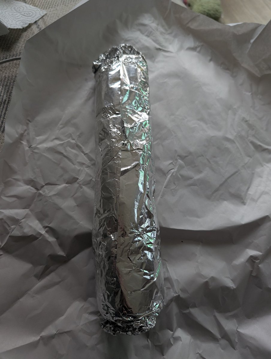 We_Fear_Nothing's tweet photo. Currently shoving a massive 12" down my throat 😉😏😂

It's a doner warp for those curious. https://t.co/MmWbB7ujl4