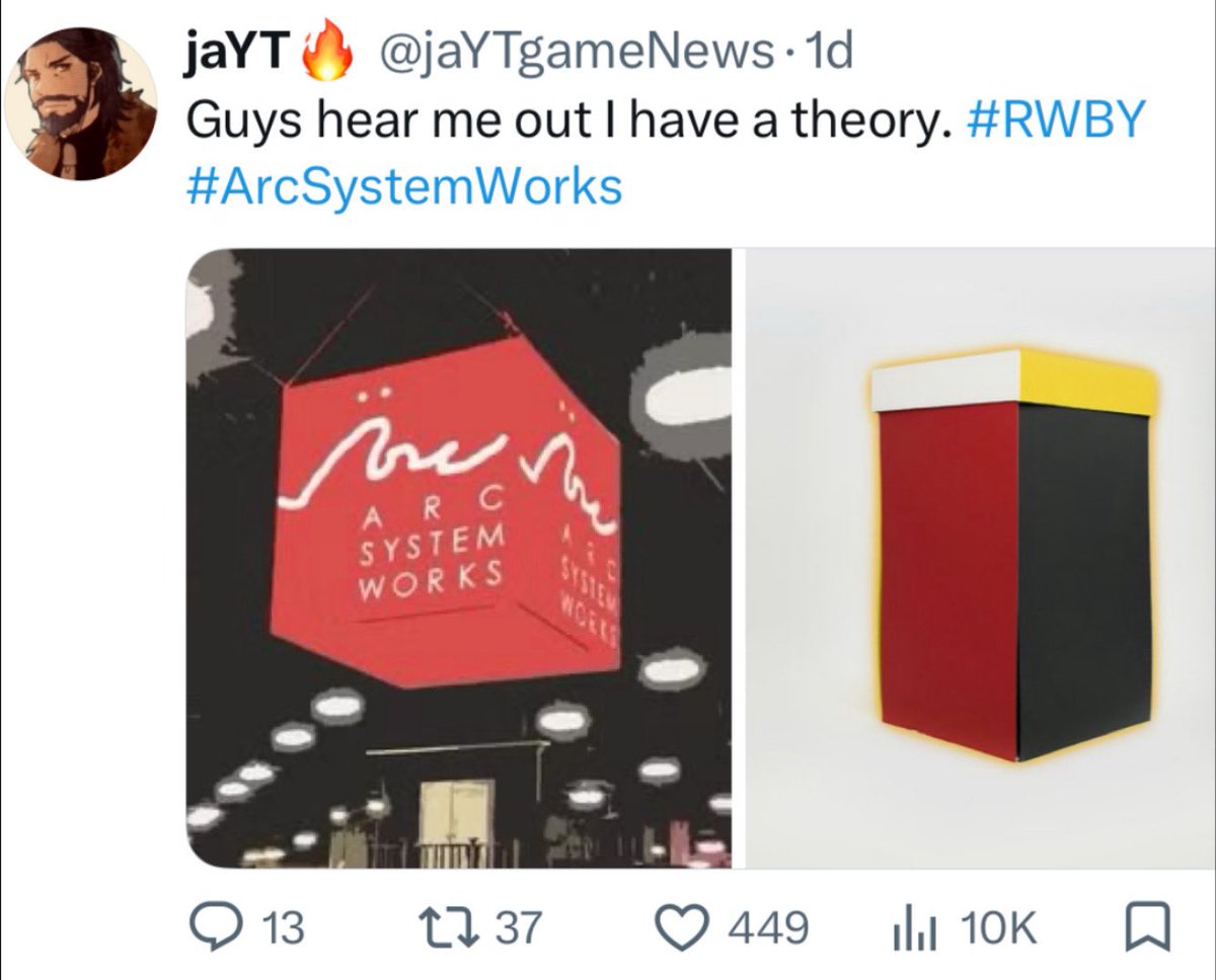 jaYTgameNews's tweet photo. Am just saying what if? #RWBY #ArcSystemWorks #GGST https://t.co/r6FpsQQGyi