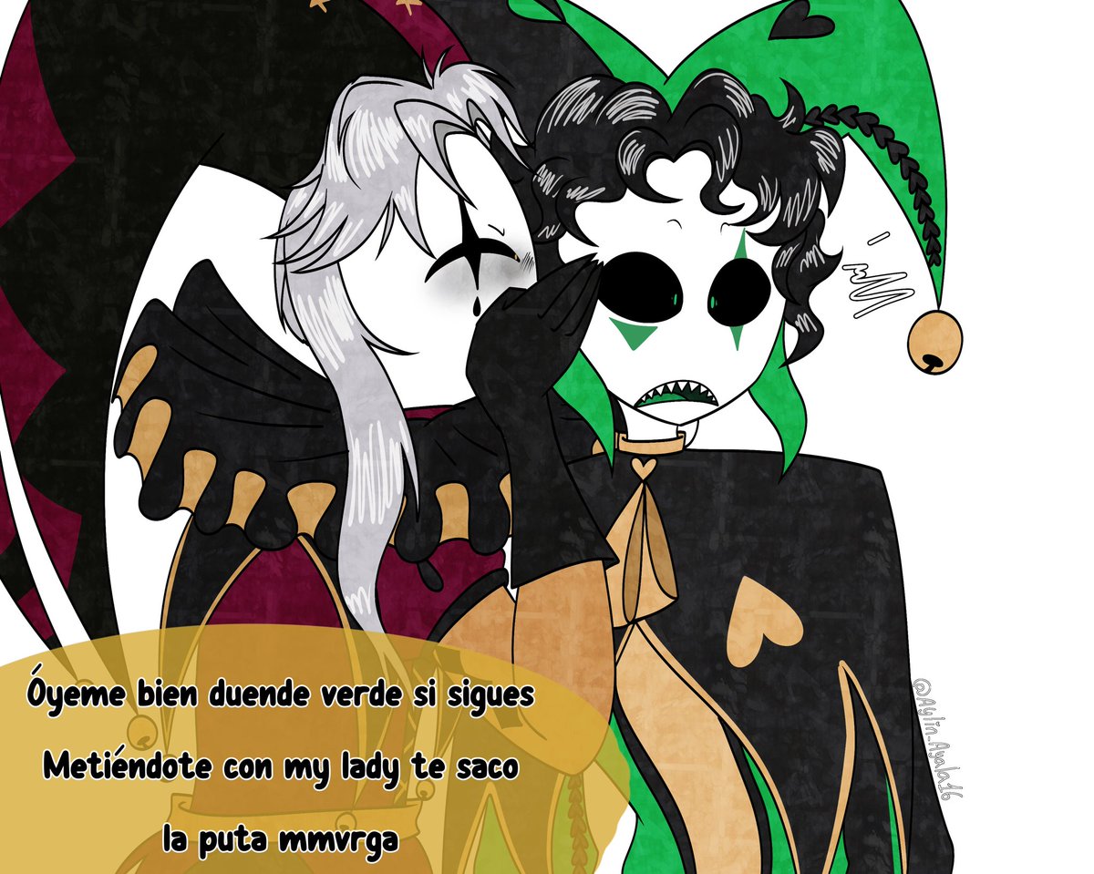 LennysAyala's tweet photo. Se me ocurrió dibujar esto xd #thefreakcircus #pierrot #harleyquinn #fanart https://t.co/pieeMYwiXN