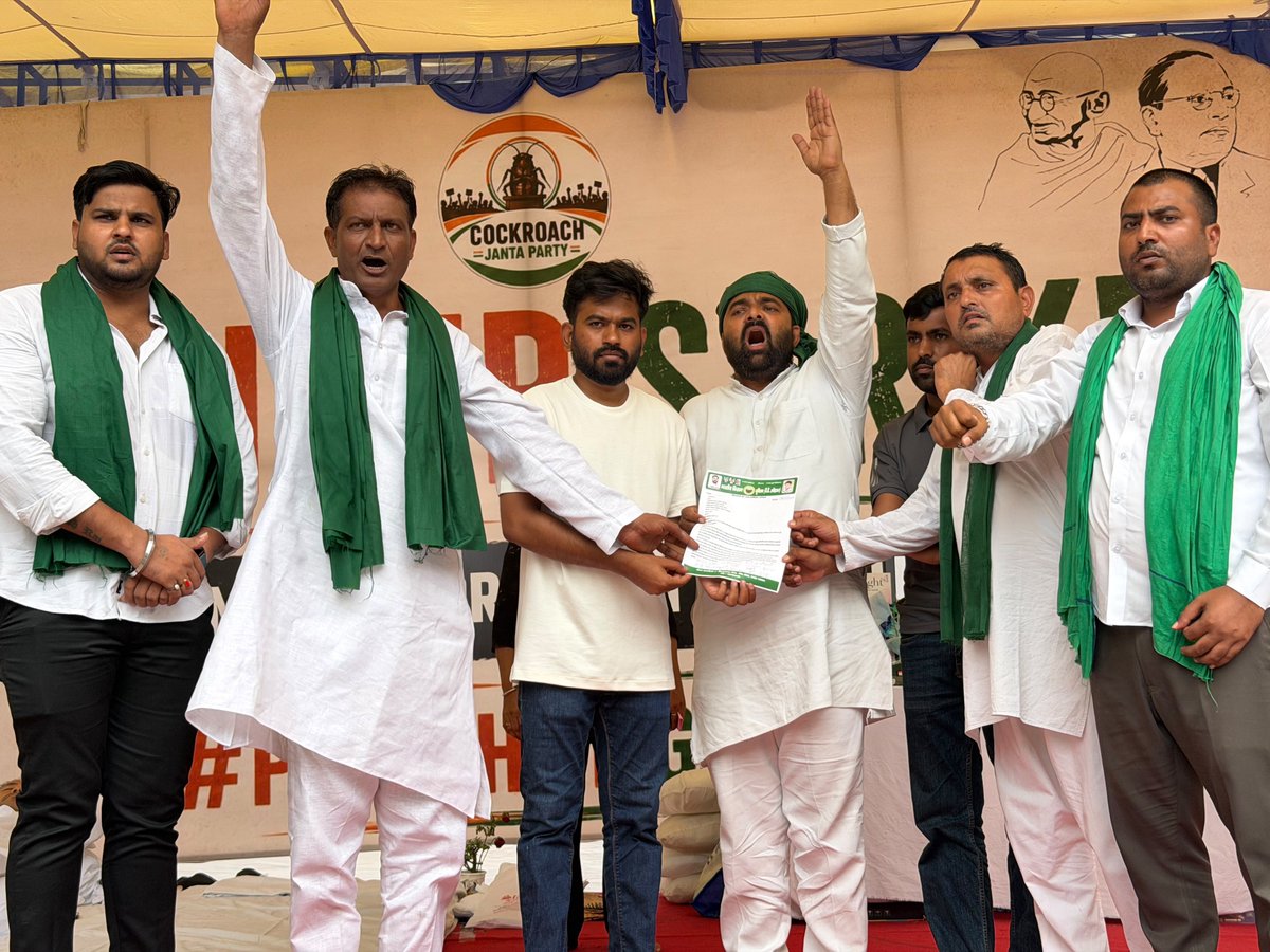 CJP_for_India's tweet photo. Movement continues to gain massive support as diverse groups unite for the cause.

Kisan Sanghatanas, Army veterans, and prominent personalities have extended their full support.

It's a pleasure to see this.🙏 https://t.co/TEnZRUbqpB