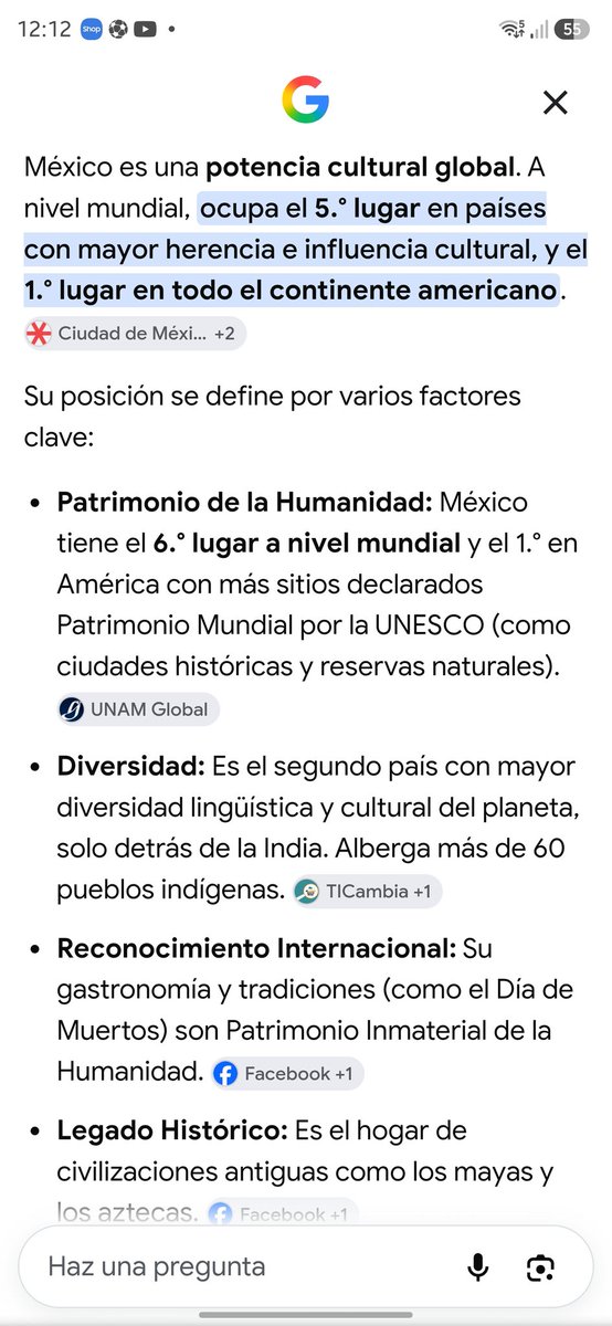 Fubo988's tweet photo. @tucu_empingada @ixizkn Te atreves a llamar a un pais sin identidad cuando somos potencia cultural mundial y número 1 del continente, no todo es fútbol come burros. https://t.co/V2z6UHu61N