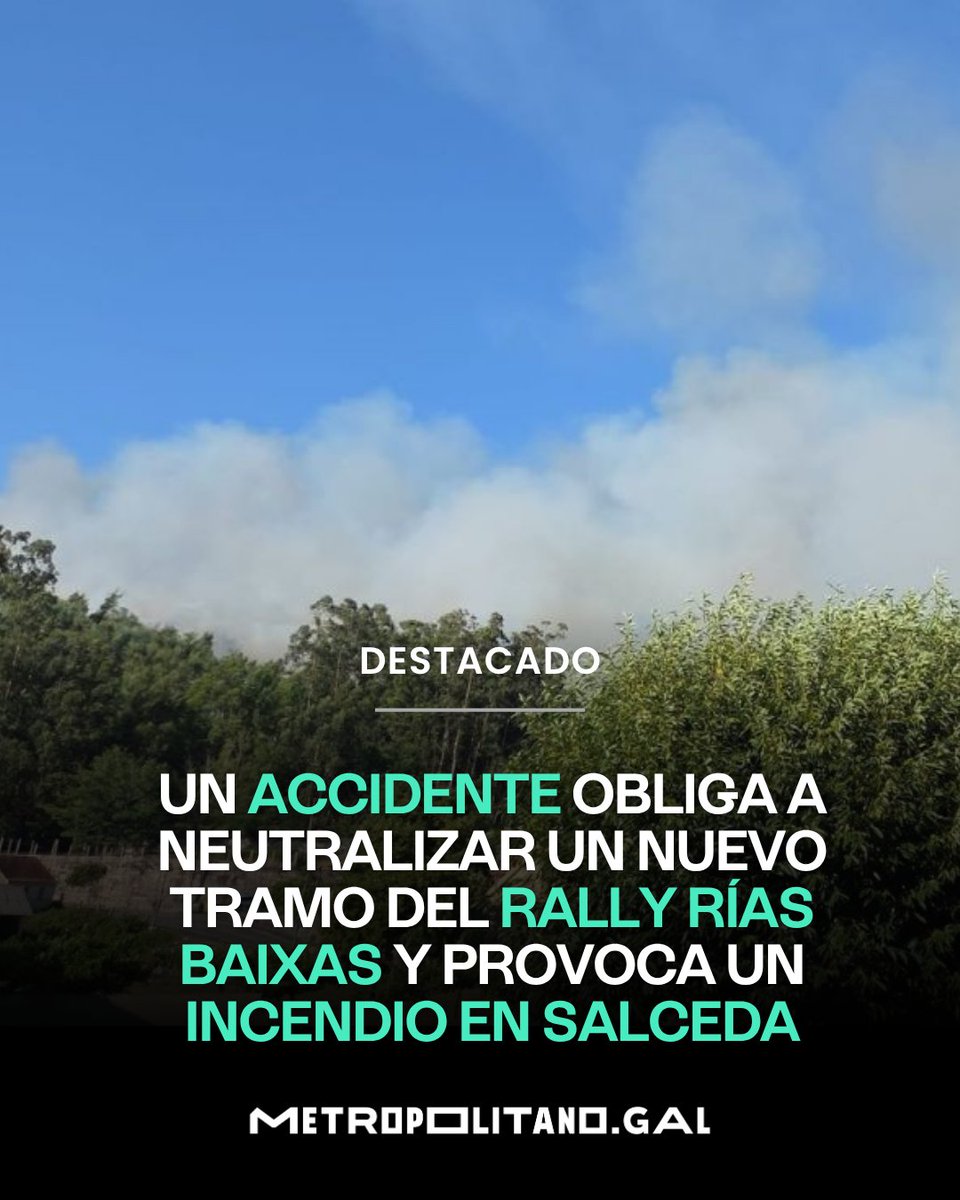 MetroVigo's tweet photo. #RallyRíasBaixas #Accidente #Salceda
🔴 Un piloto del Rally Rías Baixas ha sufrido una salida de vía en Salceda
▶️ Toda la información del accidente: https://t.co/V7aKlGFGTf https://t.co/IxpmusdSOP