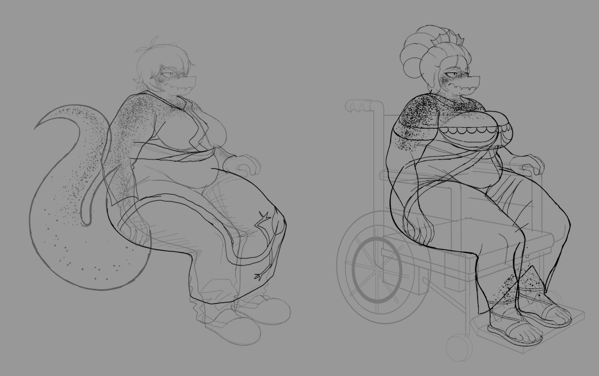 Normal_ol_Luca's tweet photo. Sadly the piece I was working on for Olivias Birthday isn't ready yet so take these WIP sprite redraws in the mean time :> https://t.co/NRZUJ8JRih